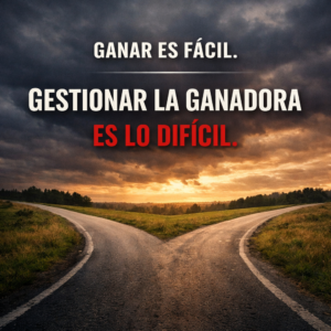Ganar es fácil. Gestionar la ganadora es lo difícil.