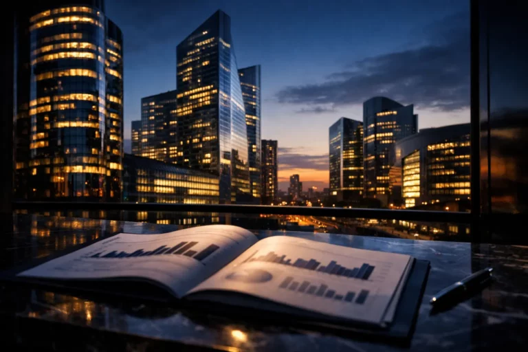 distrito-financiero-europeo-atardecer-informe-financiero-blog