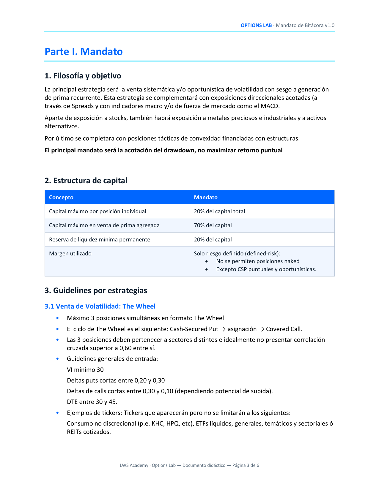 Mandato Bitácora redactado por Manu Rujano