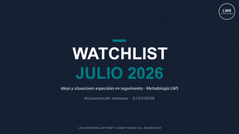 Watchlist Julio 2026 – Albert Millán